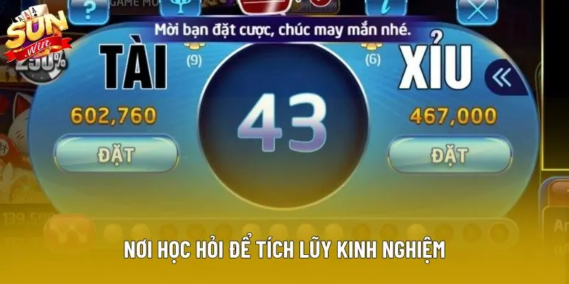 Nơi học hỏi để tích lũy kinh nghiệm